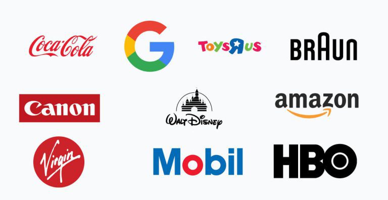 Logo văn bản được nhiều doanh nghiệp lớn lựa chọn