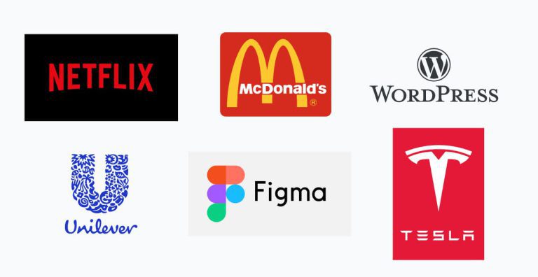 Unilever, Figma,… đều đang sử dụng Letterform Logos